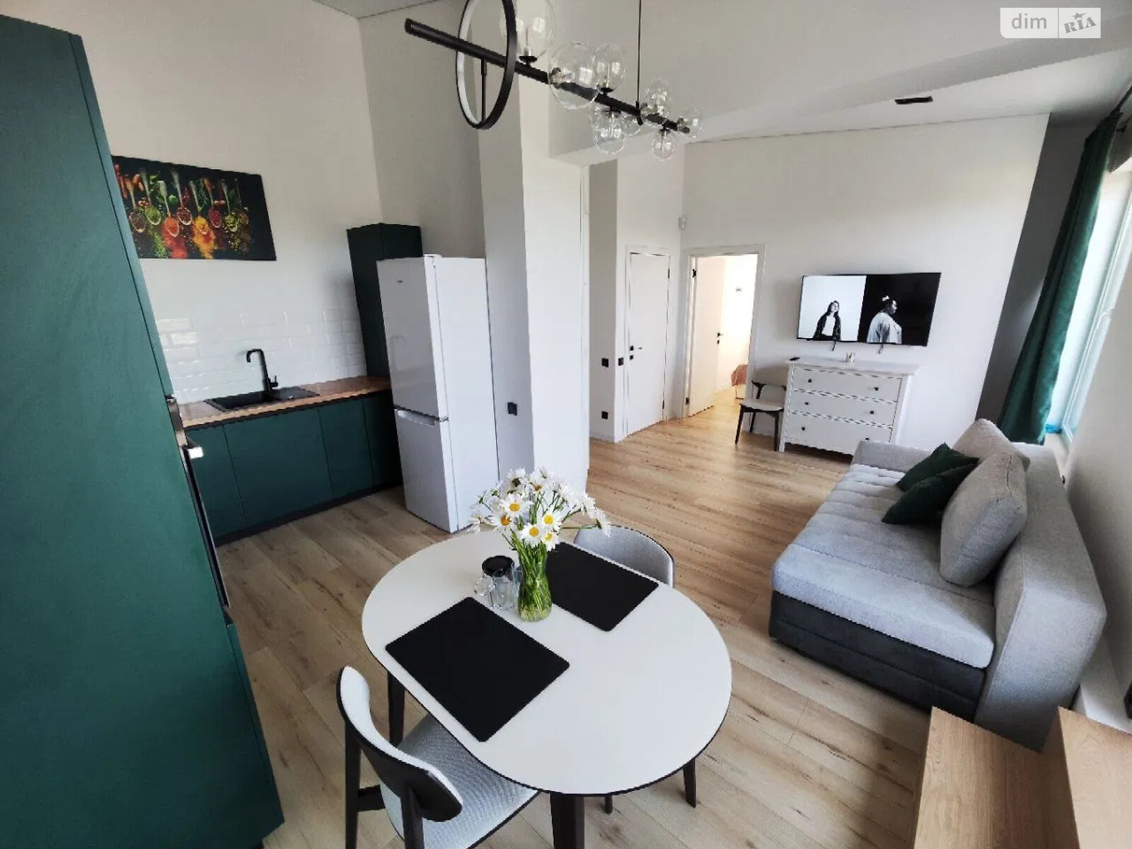 2-Room Studio Apartment in Club House on General Pushkin Street