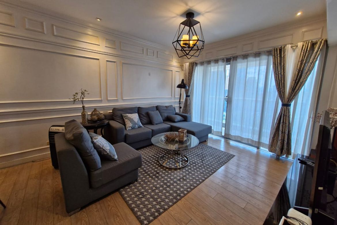 One Shangri-La Place-те қала көрінісі бар талғампаз 1 бөлмелі пәтер