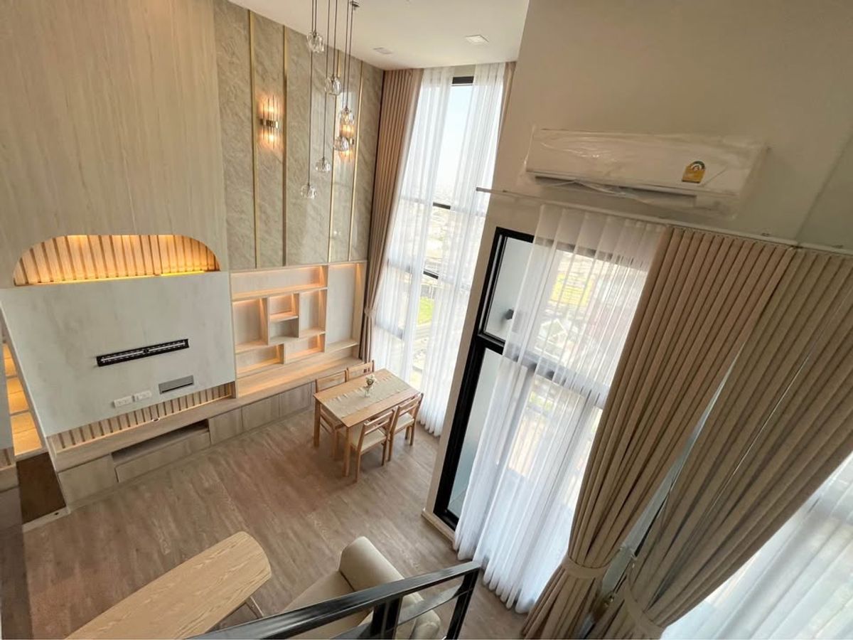 Duplex Condo near BTS Onnut with River View and Shuttle Service