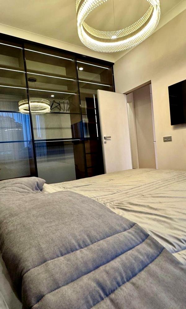 Modern 50m² Apartment with Designer Interior and Pool Access