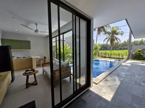 Modern Villa with Paddy Field View - 2 Bedroom Private Pool