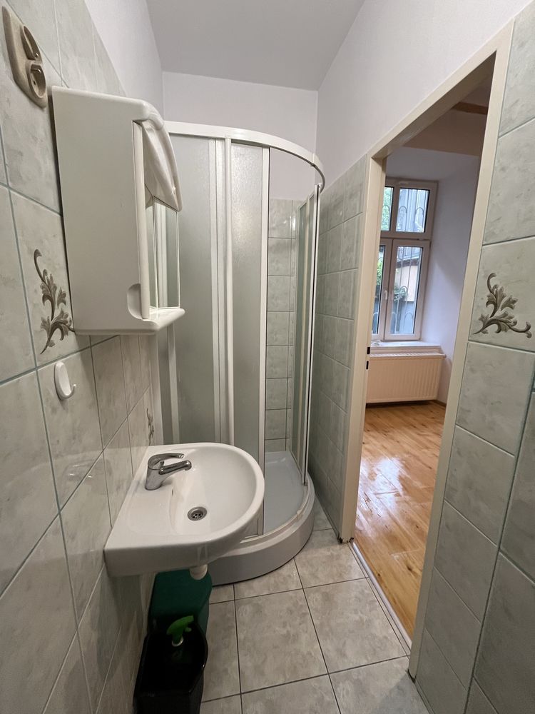 Two-room apartment in historic building, central heating, ground floor