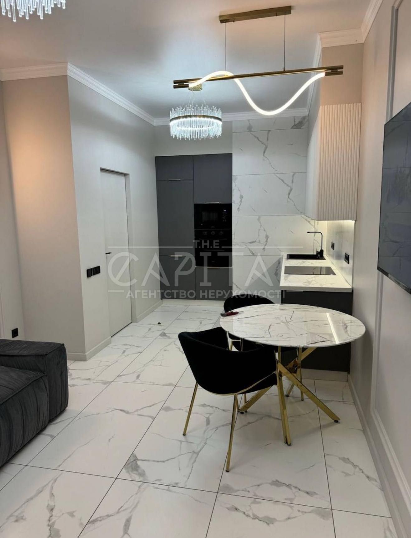Stylish 1-bedroom apartment in Manhattan City residential complex, Kyiv