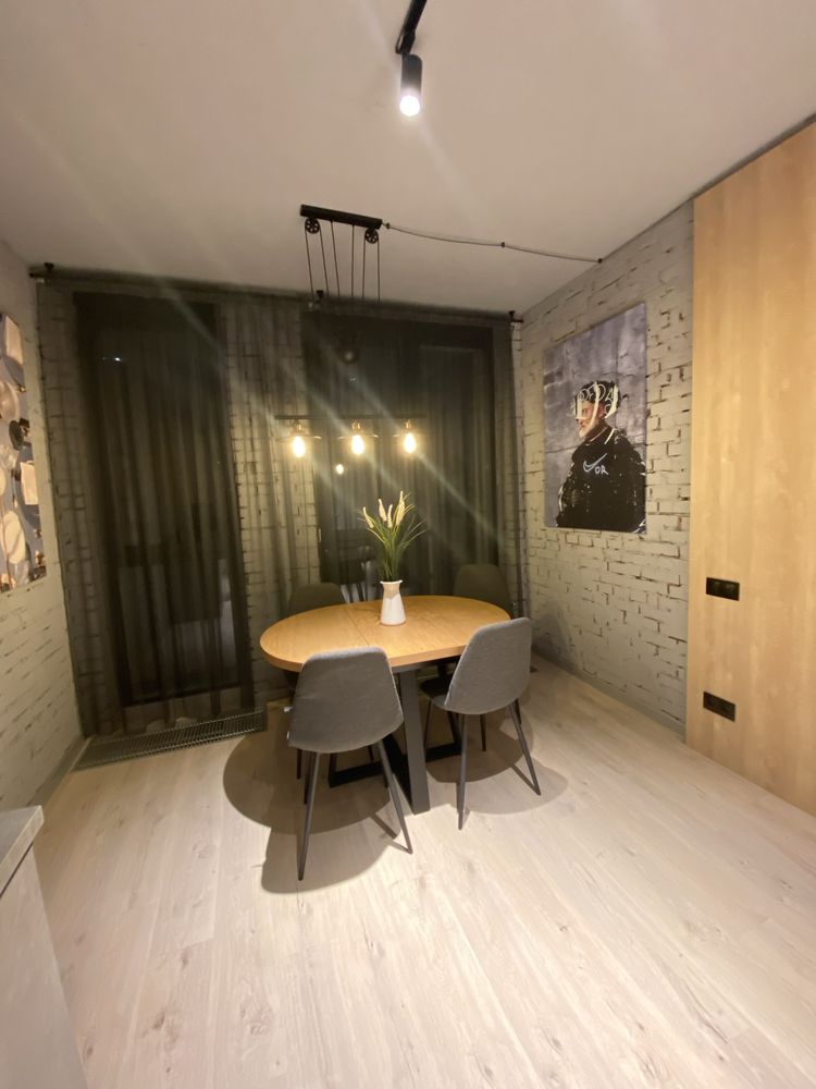 Spacious Loft-Style One-Bedroom Apartment in Rybalskyi Complex