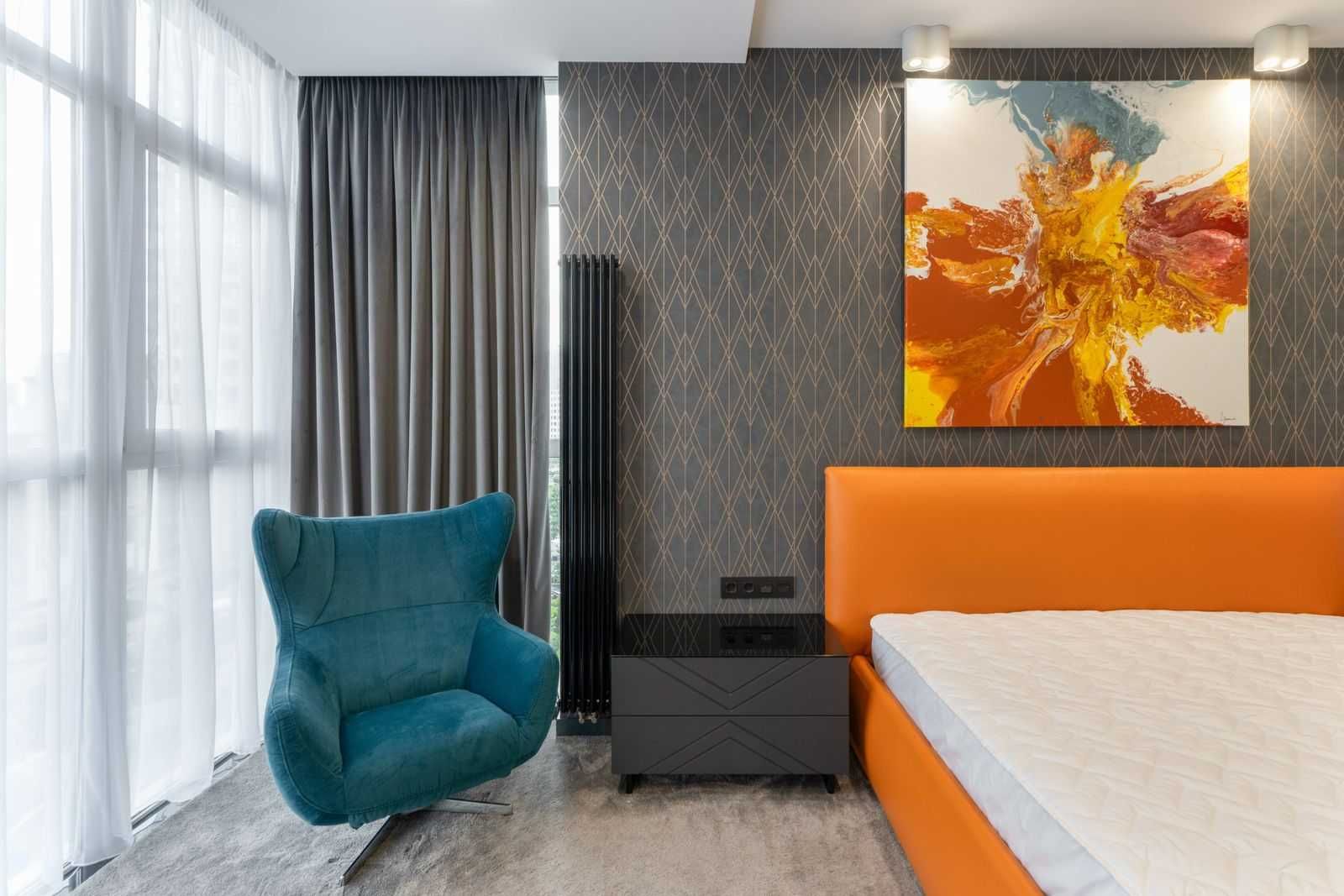Modern 4-Room Apartment with Unique Designer Interior