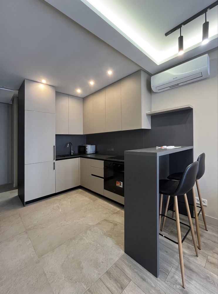 Spacious Euro-style Two-Room Apartment with City View